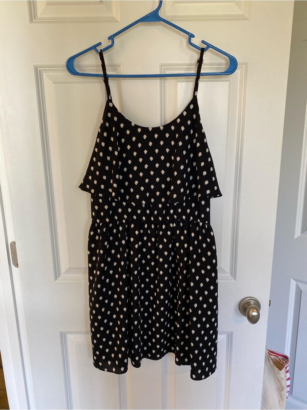 Elle Black and White Patterned Dress